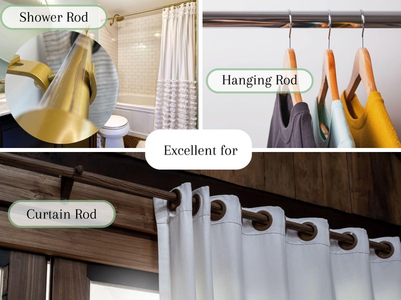 OooWow 13 ft Clear Drapery Ring Slider Effortlessly Prevents Shower and Curtain Rings from Snagging, Ensuring a Smooth, Silent Slide. Curtain Rod Slider- Curtain Ring Slide (13 feet) - Image 4